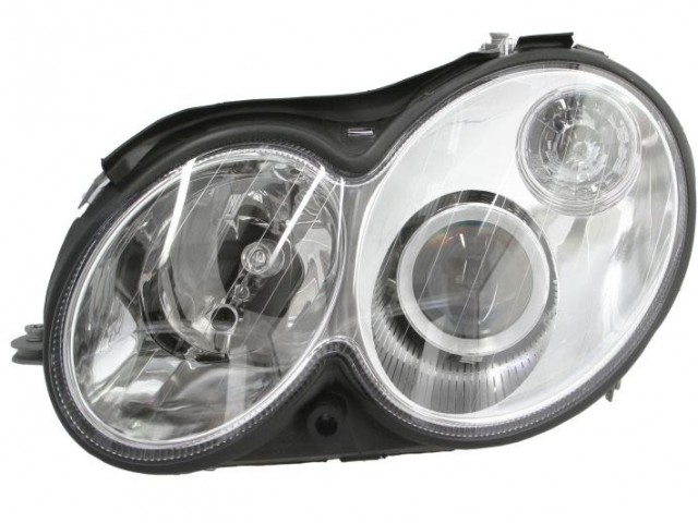 Mercedes Benz C209 CLK  2008-2010.02.28 utángyártott új bal első fényszóró XENON motorral  DEPO