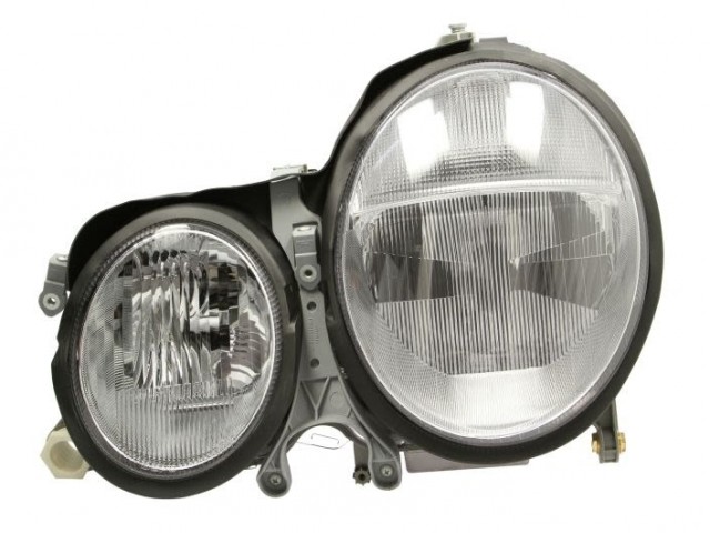 Mercedes Benz E-Class W210 1999.07.01-2002.03.31 utángyártott új bal első fényszóró XENON üres (motorral) DEPO