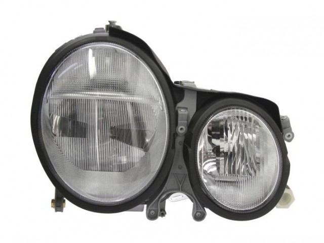 Mercedes Benz E-Class W210  1999.07.01-2002.03.31 utángyártott új jobb első fényszóró XENON üres (motorral) DEPO