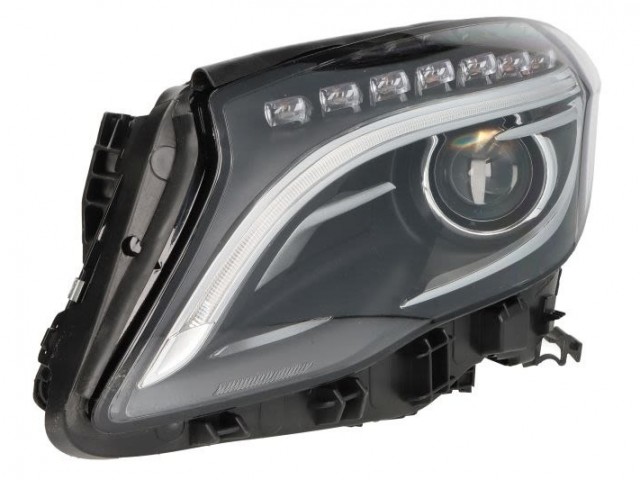 Mercedes Benz GLA X156   2013.12.01-2016  utángyártott új bal első fényszóró XENON D3S/LED (motorral) DEPO