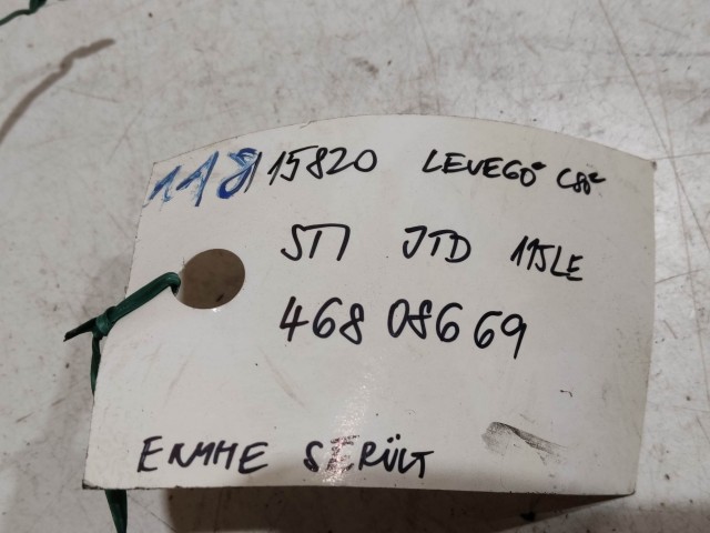 Fiat Stilo 2001-2007 Levegőcső  használt turbóból az intercollerba 46808700 a képen látható sérüléssel