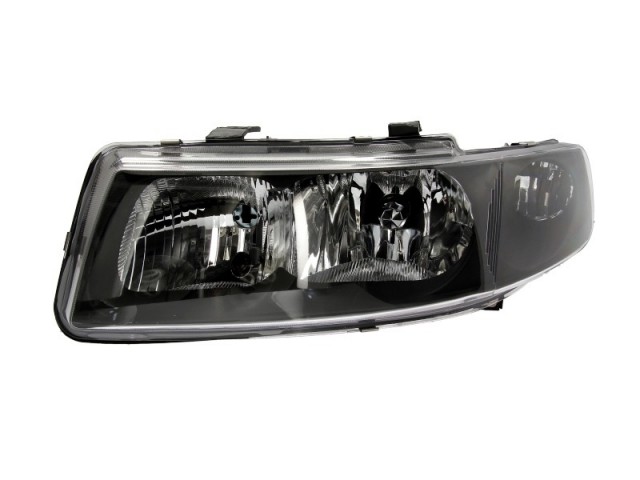 Seat Leon 1999.09.01-2005.12.31, Toledo 1999.04.01-2004.09.30 utángyártott új bal első fényszóró H1/H7 (belülr. áll.) TYC