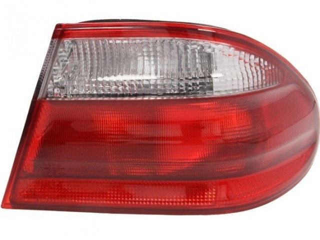 Mercedes Benz E-Class W210   1999.07.01-2002.03.31 utángyártott új jobb hátsó külső lámpa fehér/piros DEPO