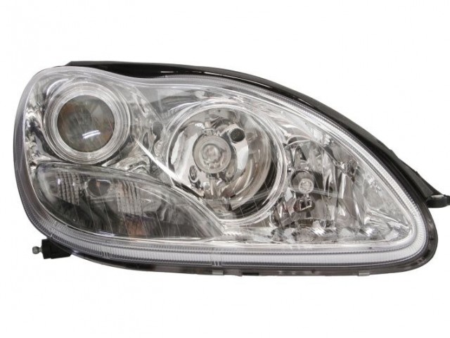Mercedes Benz W220 S 2002-2005.08.31 utángyártott új jobb első fényszóró 3H7  (motorral) DEPO