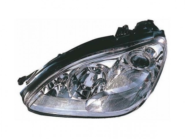 Mercedes Benz W220 S 2002-2006 utángyártott új bal első fényszóró Bi-Xenon/H7 (motorral) DEPO
