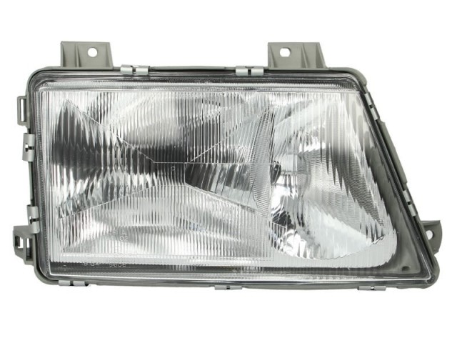 Mercedes Benz Sprinter 1995.02.01-2000.03.31 utángyártott új jobb első fényszóró 2H1+H1 ködfény (belülr. áll.) DEPO