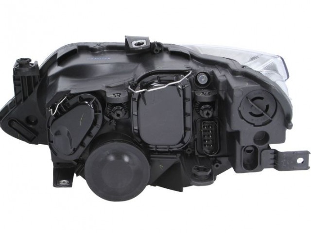 Seat Ibiza 5P 2012.03.24-2015.03.02 utángyártott új jobb első fényszóró 2H7 fekete házas (motoros) DEPO