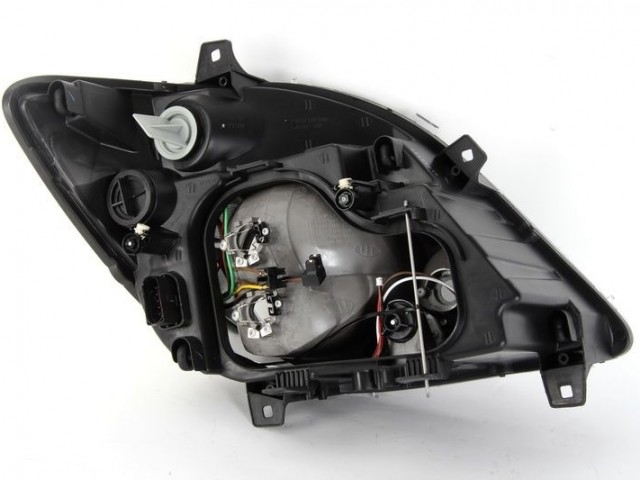 Mercedes Benz Sprinter  2006.06.01-2013.09.07  utángyártott új bal első fényszóró 2H7 ködlámpa nélk. (motoros) DEPO
