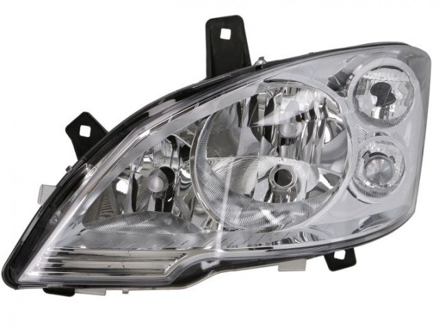 Mercedes Benz W639 Viano  2010.10.23-2014.01.31 utángyártott új bal első fényszóró 3H7 nappali f. (motorral) DEPO