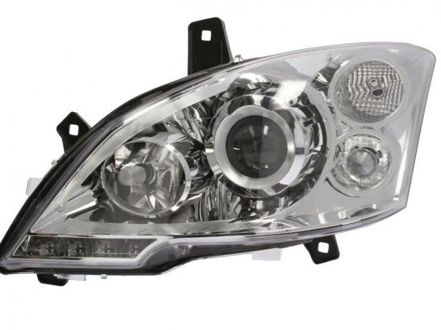 Mercedes Benz W639 Viano    2010.10.23-2014.01.31 utángyártott új bal első fényszóró D1S/H7 LED (motorral) DEPO