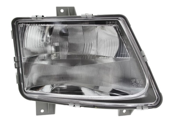 Mercedes Benz Vito (W638)  1995.12.01-2003.08.31  utángyártott új jobb első fényszóró H4/H1 (man.áll.) DEPO
