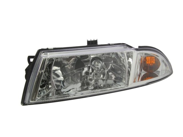Mitsubishi Carisma  1999.03.01-2001.07. utángyártott új bal első fényszóró H4  (belülr. áll.) DEPO