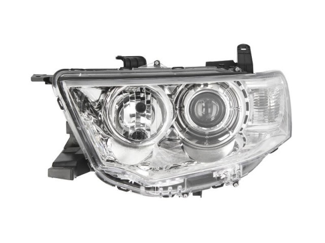 Mitsubishi L200 2005.12.01-2014.12.31 utángyártott új bal első fényszóró H11/HB3 (belülről áll.is) 2010-től DEPO