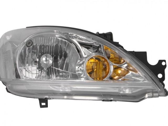 Mitsubishi Lancer 2004.06.01-2007.05.31 utángyártott új jobb első fényszóró H4 króm h. (manuális) DEPO