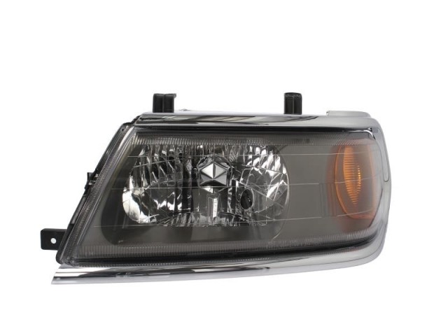 Mitsubishi Pajero 2004-2006 utángyártott új bal első fényszóró H4 króm ker. 