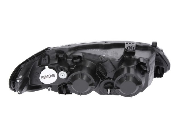 Nissan Almera N16 2002.08.01-2006.11.30 utángyártott új bal első fényszóró 2H7 fekete házas (motoros) DEPO