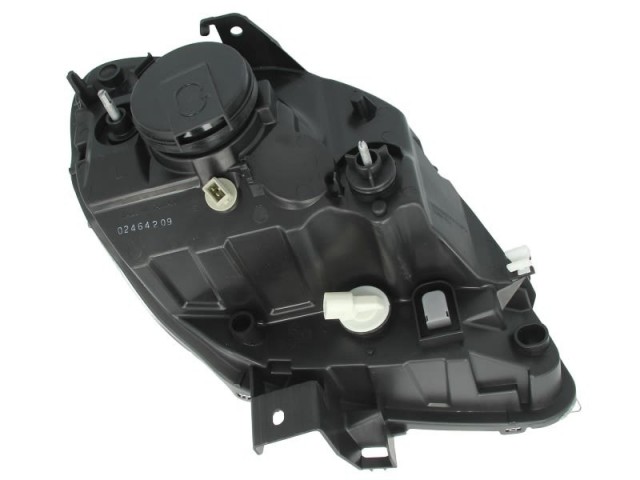 Nissan Kubistar  2003.10.01- utángyártott új bal első fényszóró H4 sárga villogós (króm házas) DEPO