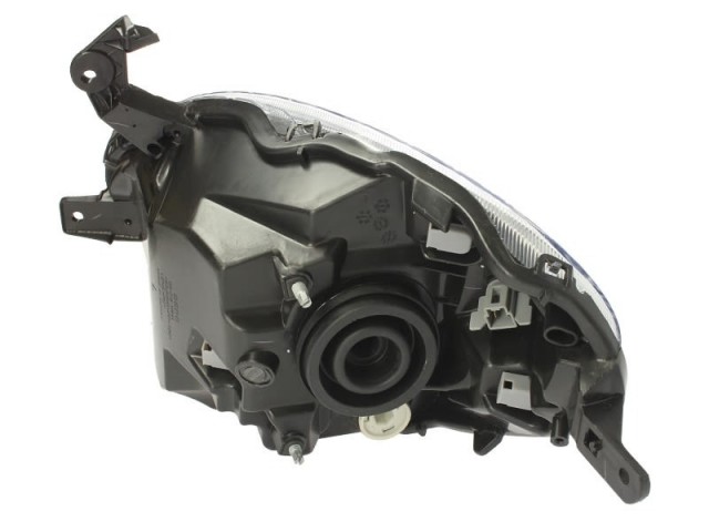 Nissan Micra K12   2003.01.01-2010.06.30 utángyártott új bal első fényszóró H4 króm h. (belülr.áll.) DEPO