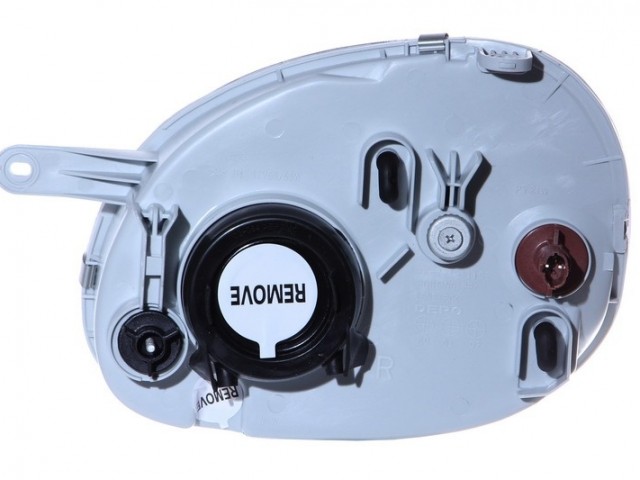 Hyundai Atos 1998.01.01-2000.06.30 utángyártott új jobb első fényszóró H4 (belülr. áll.) DEPO