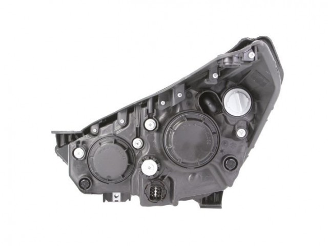 Hyundai IX35 2010.04.01-2013.07.31 utángyártott új jobb első fényszóró 2H7, fekete h. (motoros) DEPO