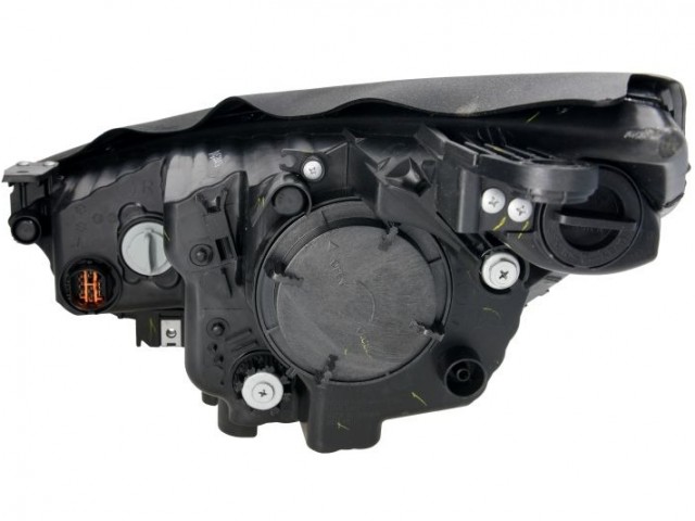 Hyundai IX35 2013.07.01-2014.12.31 utángyártott új jobb első fényszóró HIR2/LED fekete h.(motoros) DEPO