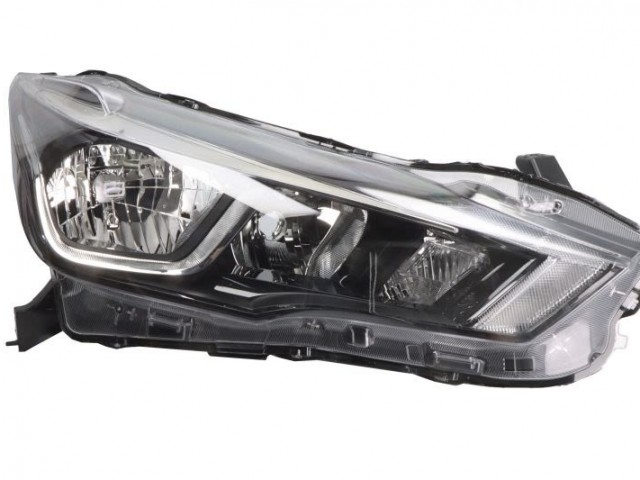 Nissan Micra K14 2017.03.01-  utángyártott új jobb első fényszóró H11/H9/LED (motoros) DEPO