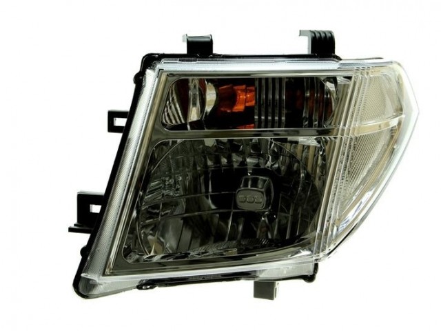 Nissan Navara  2005.05.01--2007.06. utángyártott új bal első fényszóró H4  (mororos) DEPO
