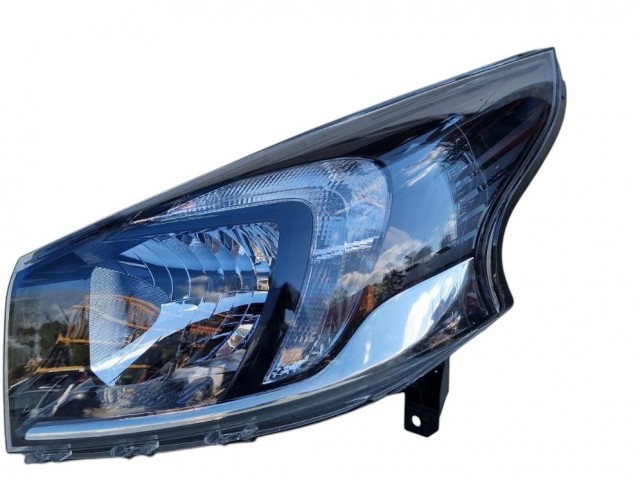 Opel Vivaro 2014.06.01-2019.07.31 utángyártott új bal első fényszóró H4 nappali fény DEPO