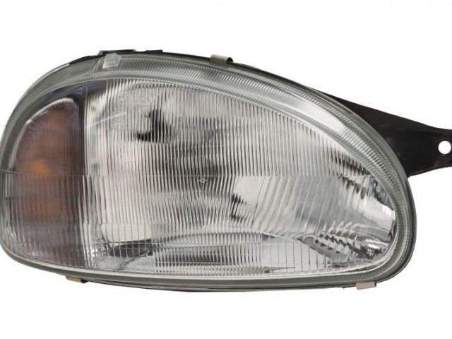 Opel Corsa B 1992.09.01-2000.08.31 utángyártott új jobb első fényszóró H4  (motoros) TYC