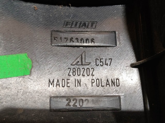 215180 Fiat Panda 2003-2012 Jobb hátsó lámpa, fekete szélű, izzófoglalat nélkül!!!!