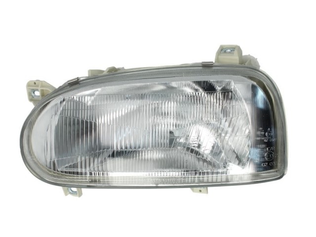 Volkswagen Golf III.   1993.01.01-1997.09.30 utángyártott új bal első fényszóró H4  TYC