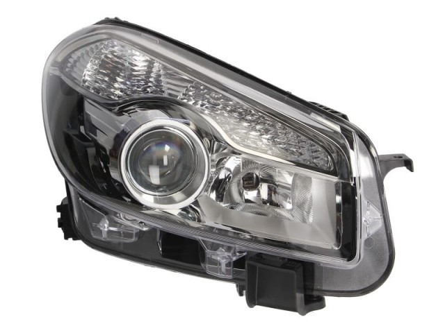 Nissan Qashqai 2010.05.01-2013.11.30 utángyártott új jobb első fényszóró 2H7 HELLA tip. (motoros) DEPO