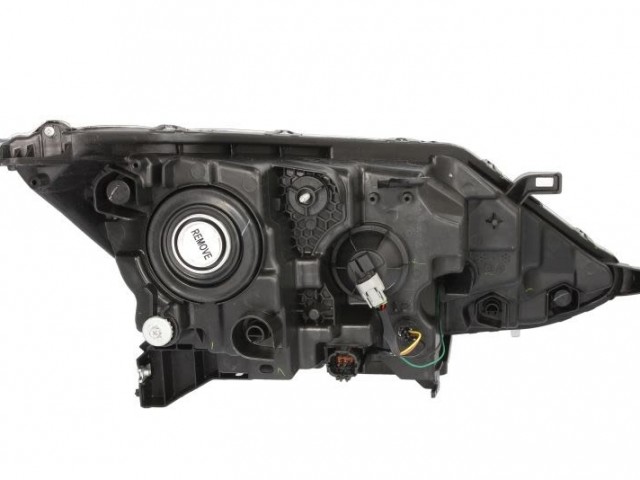 Nissan Qashqai II. 2013.12.01-2017.02.01 utángyártott új bal első fényszóró H7/H11+LED nap. fény. (motorral) DEPO