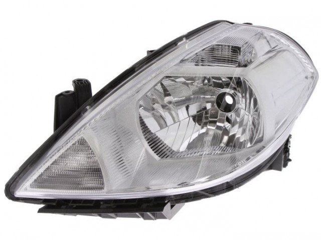 Nissan Tiida 2007.09.01-2011.04.01 utángyártott új bal első fényszóró H4 (motoros) DEPO