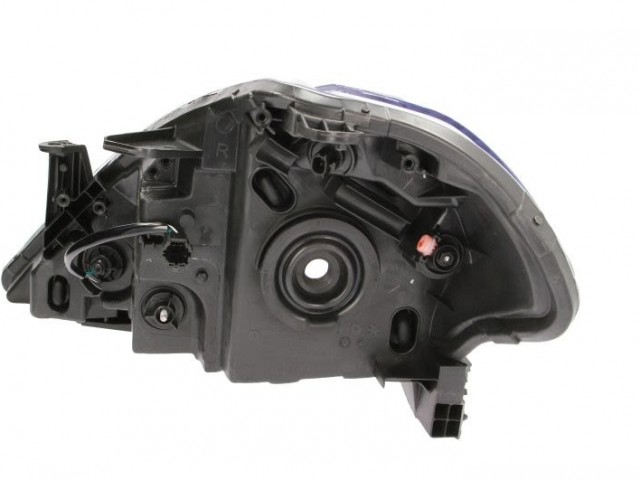 Nissan Tiida 2007.09.01-2011.04.01 utángyártott új jobb első fényszóró H4 (motoros) DEPO