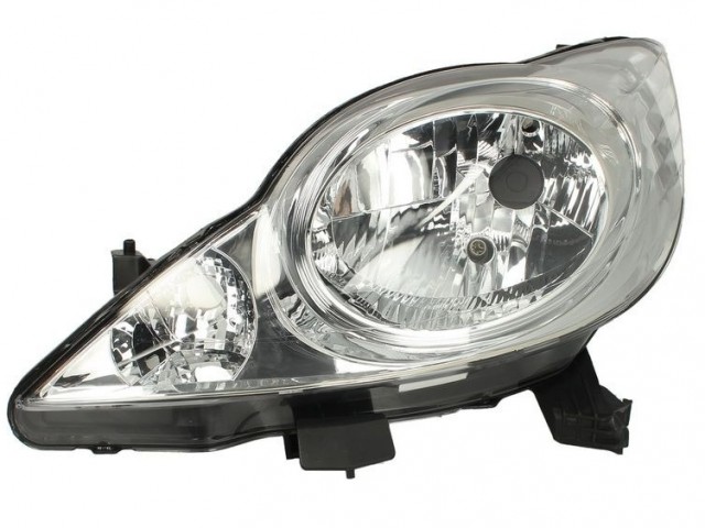 Peugeot 107   2005.03.01-2012.03.31 utángyártott új bal első fényszóró H4 (motoros) DEPO