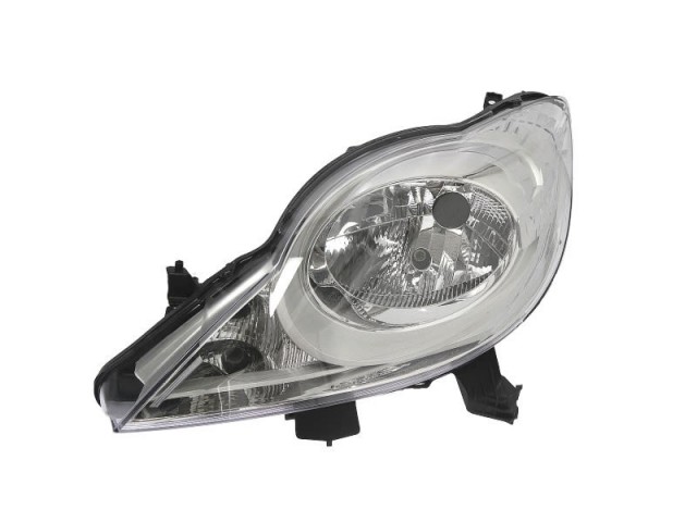 Peugeot 107 2012.04.01-2014.12.31 utángyártott új bal első fényszóró H4 (motoros) DEPO