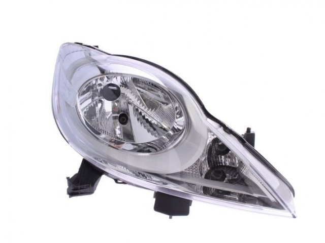 Peugeot 107   2012.04.01-2014.12.31 utángyártott új jobb első fényszóró H4 (motoros) DEPO