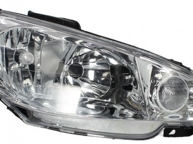Peugeot 206   1998.09.01-2005.11 utángyártott új jobb első fényszóró 2H7  (belülr. áll) DEPO