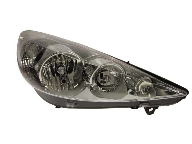 Peugeot 206   2009.03.01-2012.12.31 utángyártott új jobb első fényszóró H7/H1 (motorral) DEPO