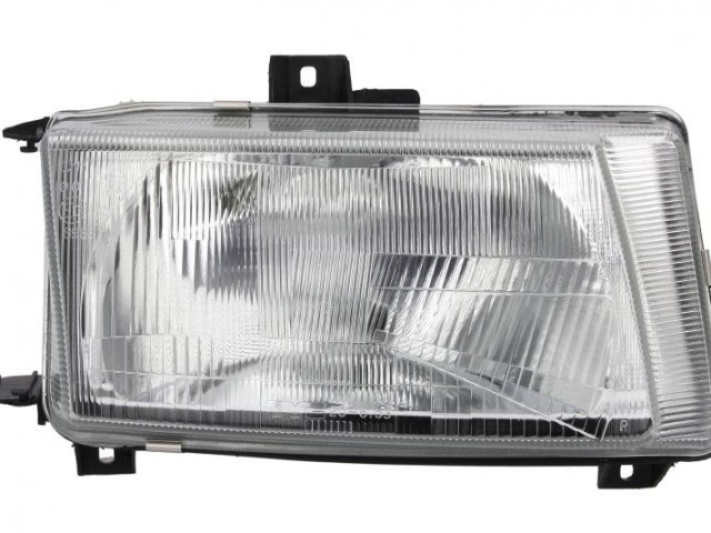 Volkswagen Caddy II. (9K9A)    1995.07.01-1999.10.30 utángyártott új jobb első fényszóró H4 ,lapos cs. (belülr. áll. is) TYC