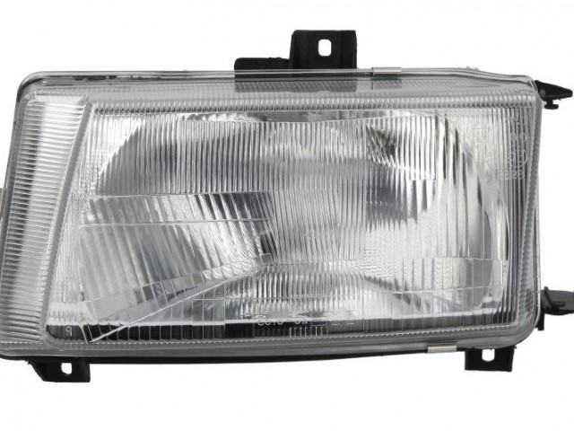 Volkswagen Caddy II. (9K9A)   1995.07.01-1999.10.30 utángyártott új bal első fényszóró H4 lapos cs. (belülr. áll. is) TYC