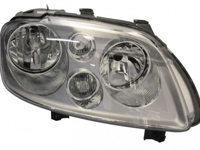 Volkswagen Caddy III. 2004.02.01-2009.12.31  utángyártott új jobb első fényszóró 2H7 króm házas (motorral) AL-tip.     TYC