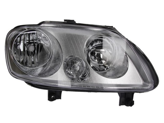 Volkswagen Caddy III.  2004.02.01-2009.12.31  utángyártott új jobb első fényszóró H7/H1 króm h. (motorral) VISTEON-tip. TYC
