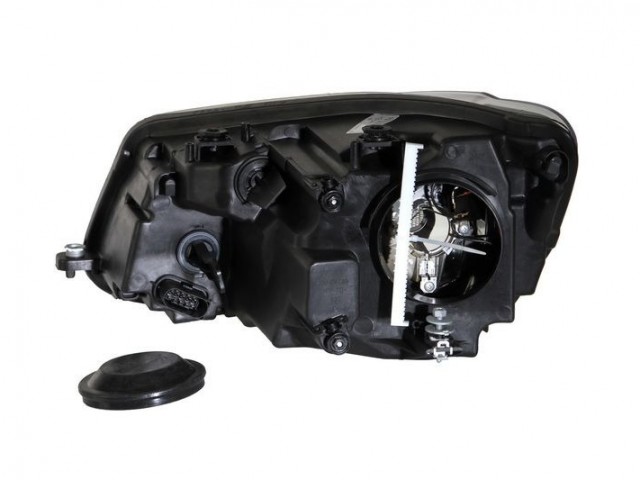 Volkswagen Caddy III.  2010.01.01-2013.04.30  utángyártott új jobb első fényszóró H4 + napp.fény. (motorral) TYC