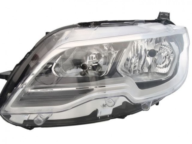 Peugeot 301 2017- utángyártott új bal első fényszóró H7/H1  (motoros) DEPO