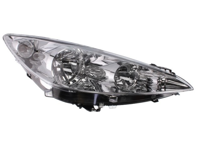 Peugeot 308  2007.09.01-2011.04.30 utángyártott új jobb első fényszóró H7/H1 (motorral) DEPO