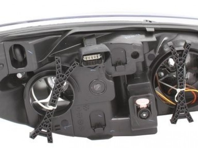 Peugeot 308  2011.05.01-2013.03.30 utángyártott új bal első fényszóró H7/H1 (motorral) DEPO