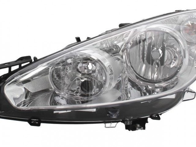 Peugeot 308  2011.05.01-2013.03.30 utángyártott új bal első fényszóró H7/H1 (motorral) DEPO