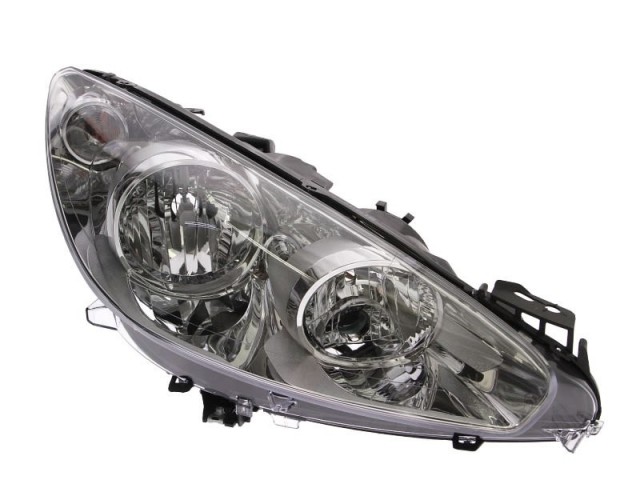 Peugeot 308   2011.05.01-2013.03.30 utángyártott új jobb első fényszóró H7/H1 (motorral) DEPO